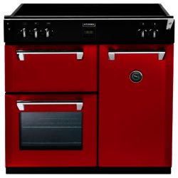 Stoves Richmond 900Ei  90cm Electric Induction Range Cooker in Hot Jalapeno